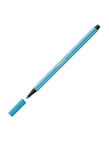  C/10 rotulador stabilo pen 68 azul celeste nº57 punta 1,omm 